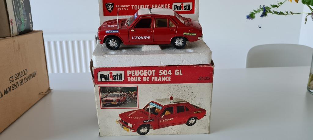 polistil peugeot 504 gl tour de france, Hobby & Loisirs créatifs, Enlèvement ou Envoi