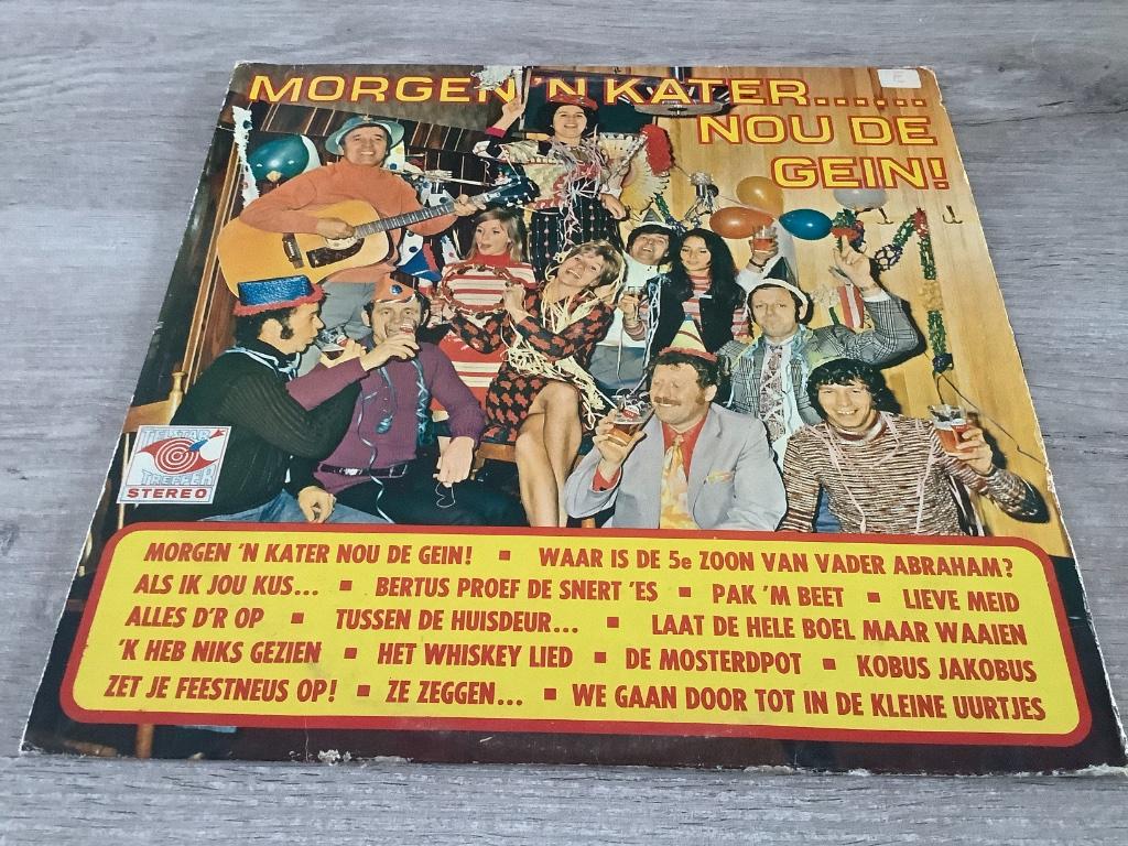 Vinyl Morgen 'n kater... nou de gein! LP, Cd's en Dvd's, Vinyl | Nederlandstalig, Verzenden, Gebruikt, 12 inch, Levenslied of Smartlap