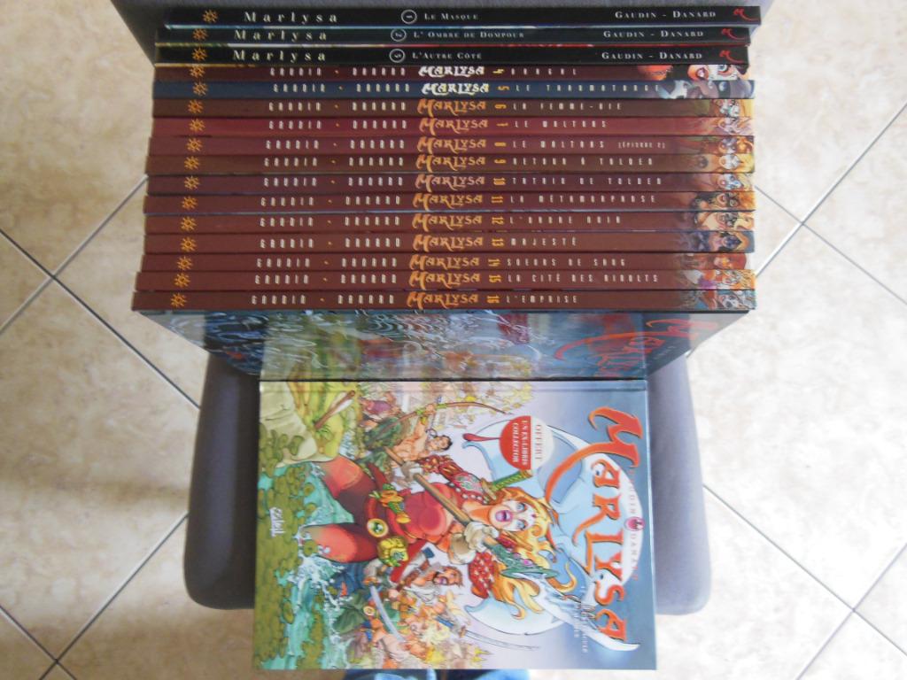 Lot BD Marlysa 1 à 17 comme neuf, Livres, BD, Comme neuf, Enlèvement ou Envoi