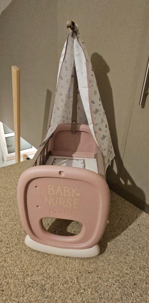 Smoby Baby Nurse wiegje, Ophalen, Zo goed als nieuw, Overige typen