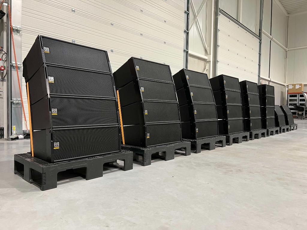 Martin Audio W8LMi 2x8"/2x1" line array active/passive (20x), Ophalen of Verzenden, Gebruikt, 120 watt of meer, JBL