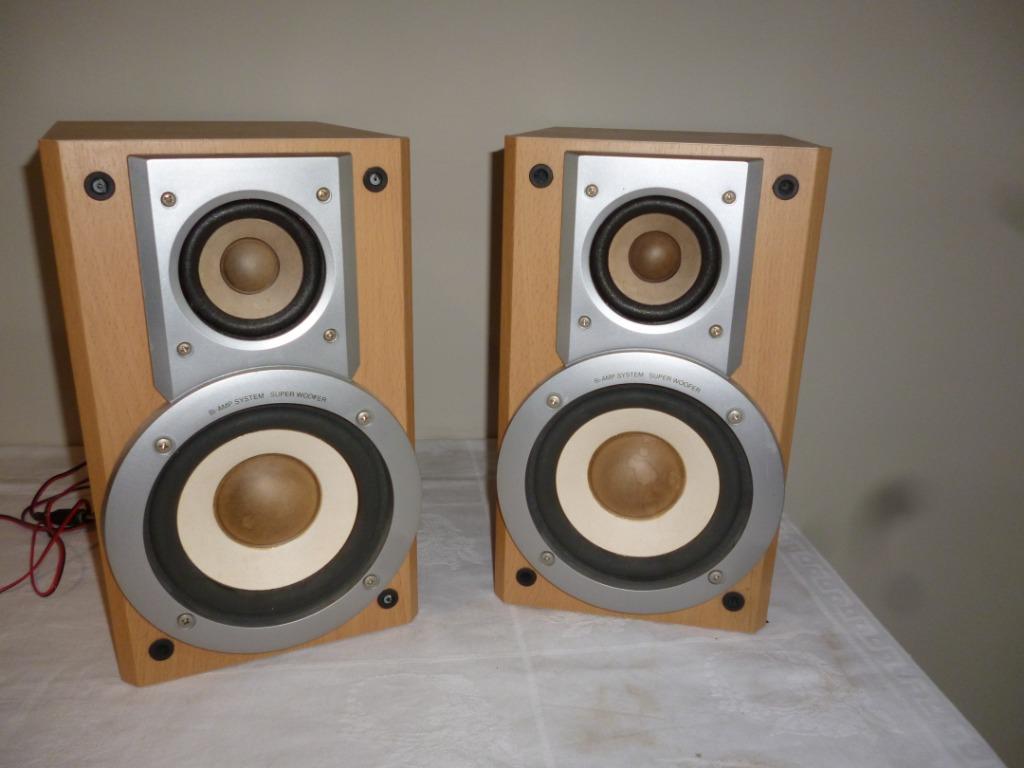 2 muziekboxen luidsprekerboxen PANASONIC SB-PM22 Bi-AMP, Audio, Tv en Foto, Luidsprekerboxen, Ophalen