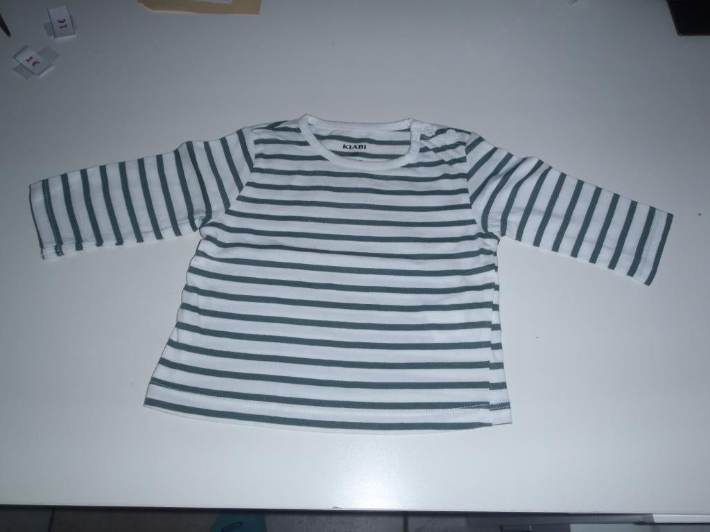 t-shirt longues manches taille 56 - Kiabi, Kiabi, Garçon, Enlèvement ou Envoi, Pull ou Veste