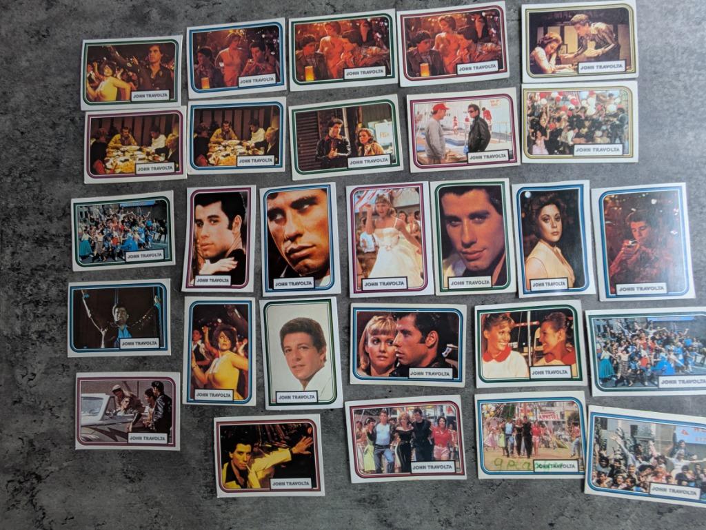 MONTY TRAVOLTA 28X GREASE ANNO 1978 KAARTEN, Verzenden