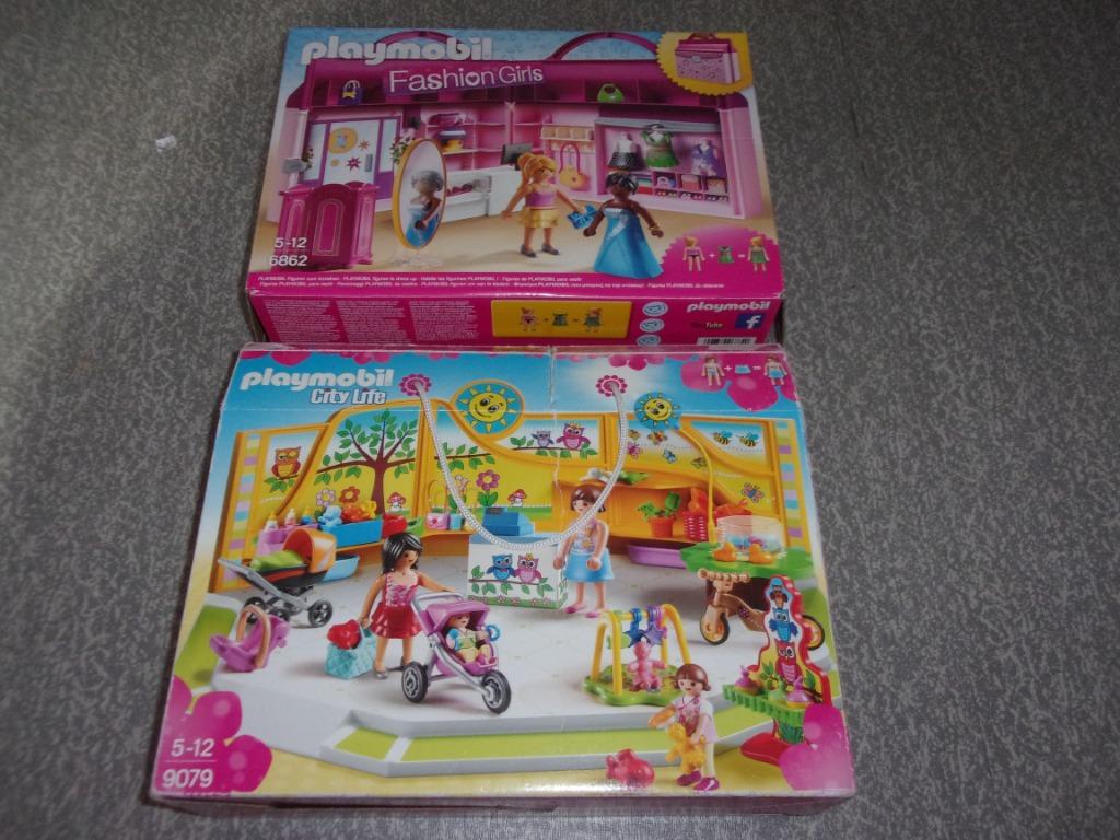 PLAYMOBIL; baby en kleding winkel., Ophalen of Verzenden, Zo goed als nieuw, Complete set