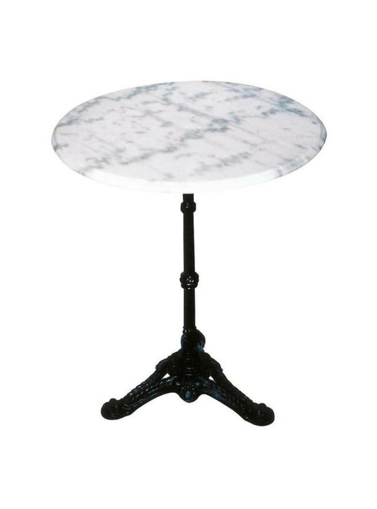 NIEUWE marmeren tafels rond 60 of vierkant 60x60 PARIJS CAFE, Jardin & Terrasse, Tables de jardin, Enlèvement ou Envoi, Neuf, Rond