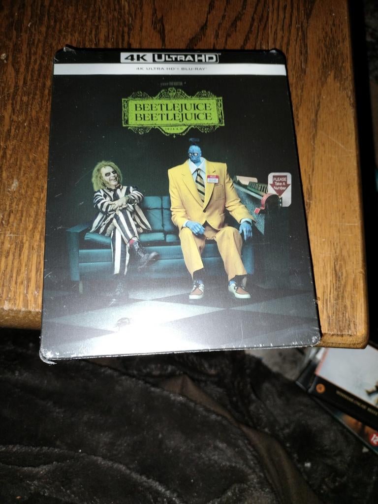Blu-ray 4k+blu-ray steelbook beetlejuise 2 nieuw in verpakki, Enlèvement ou Envoi, Horreur