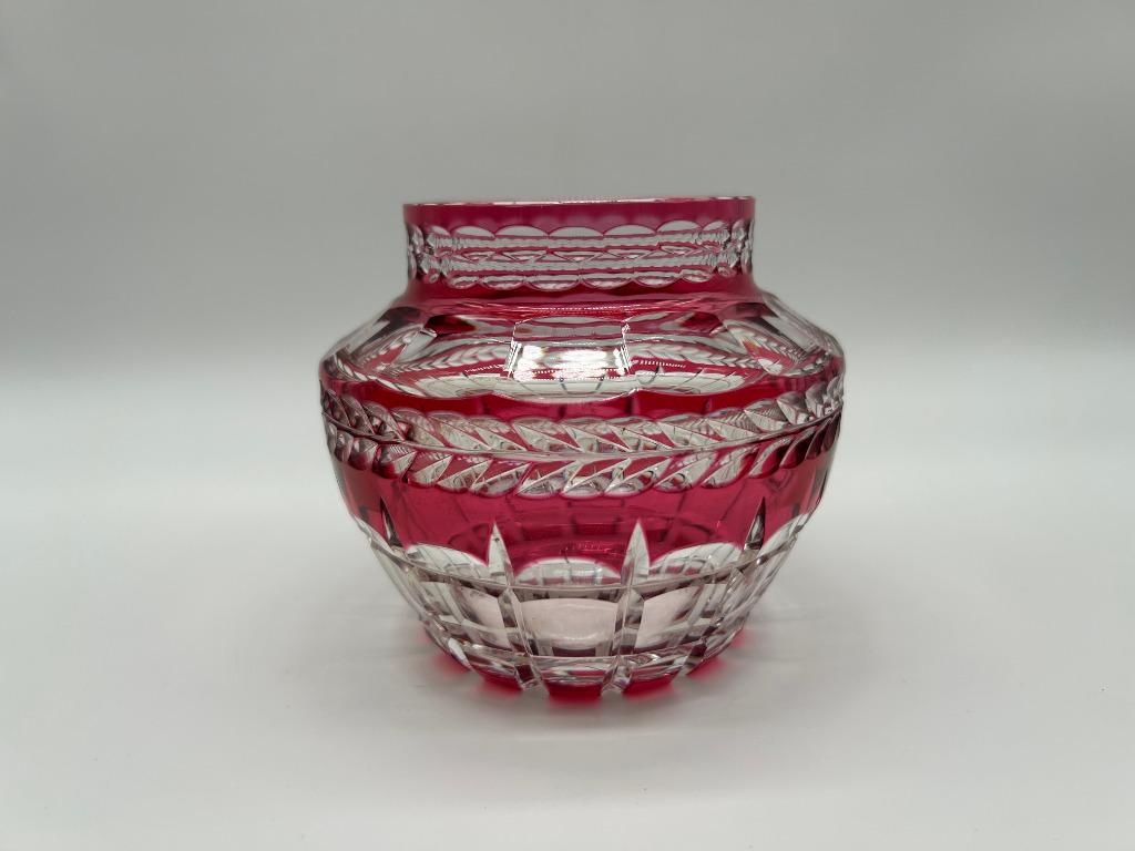 Pique-fleurs en cristal du VSL par Joseph SIMON, Antiquités & Art, Enlèvement ou Envoi