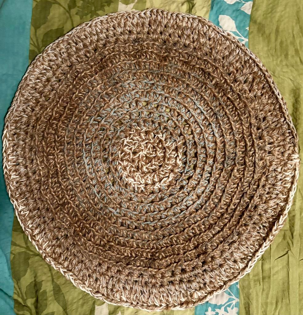 Tapis décoratif en jute, Maison & Meubles, Ameublement | Tapis & Moquettes, Neuf, Enlèvement