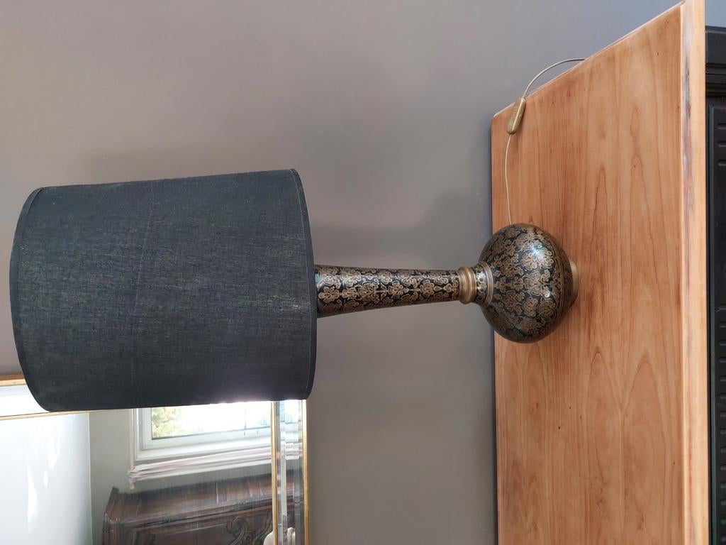 Lampe cloisonné début 20 éme siècle, Enlèvement, Utilisé, Autres matériaux