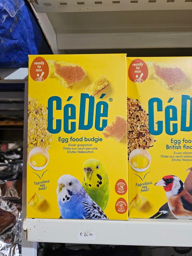 CéDé Eivoer Patee Grasparkieten 1kg, Ophalen, Nieuw