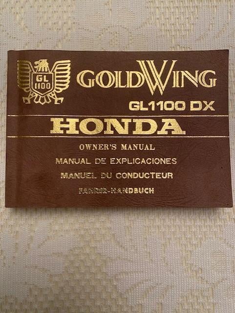 Goldwing  GL1100 DX, Motoren, Ophalen, Nieuw