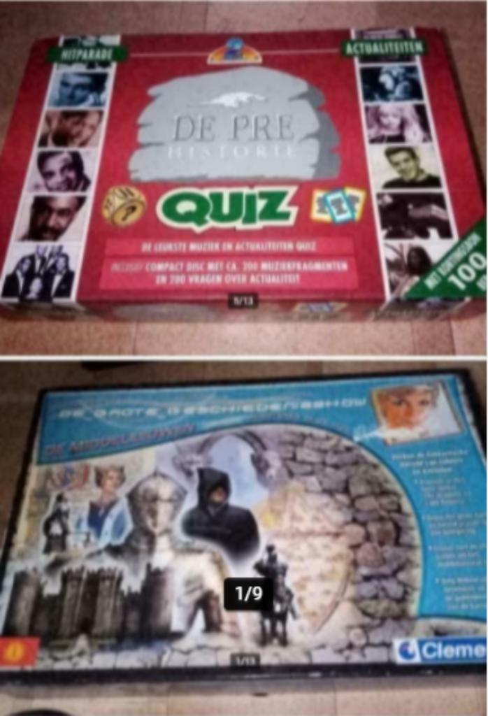 13 verschillende gezelschapsspellen - 5€/spel, Enlèvement ou Envoi, Utilisé
