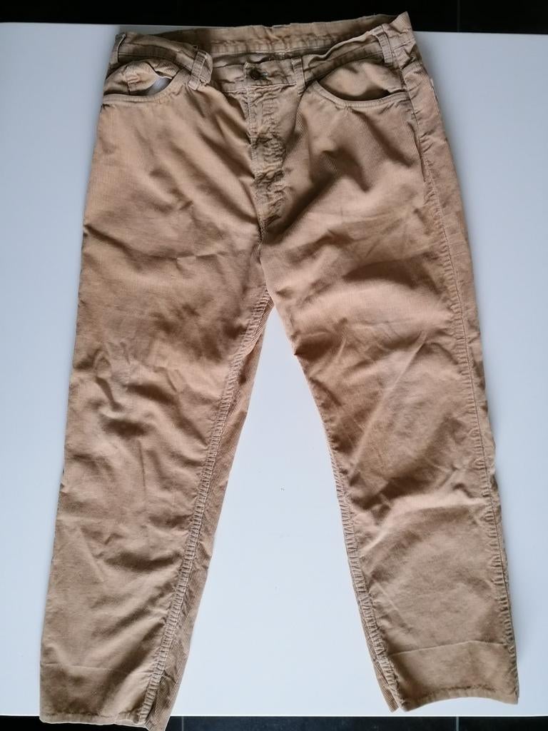 Velours côtelé Levi's Big E des années 70 taille personnalis, Enlèvement ou Envoi, Porté