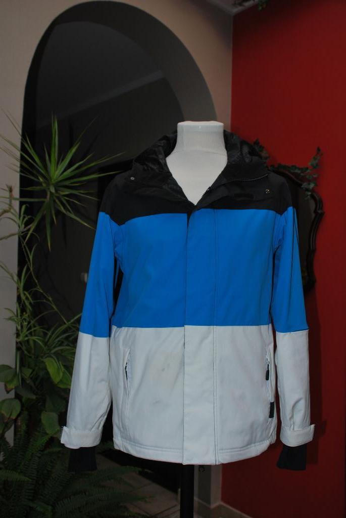 Veste de ski canadienne WESTBEACH noir bleu bic blanche S, Autres marques, Enlèvement ou Envoi, Comme neuf, Ski
