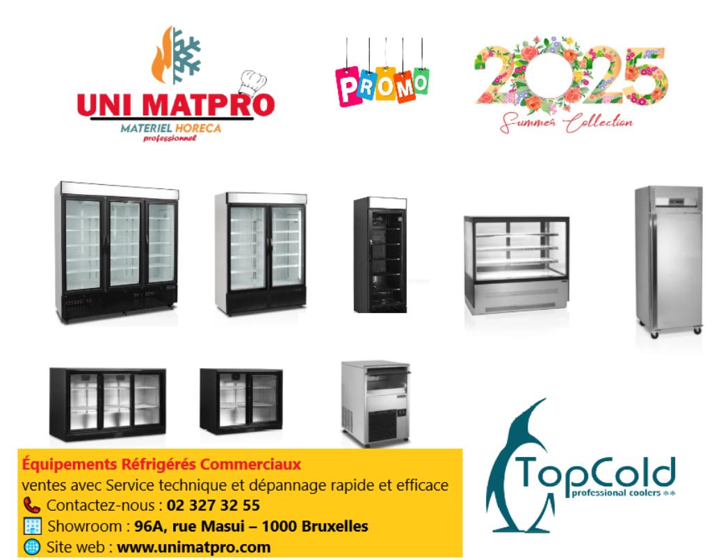 frigo vitrée commercial, Koop, Showroom