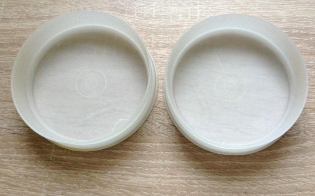 Twee hamburgerschaaltjes van Tupperware, Huis en Inrichting, Ophalen of Verzenden, Zo goed als nieuw, Overige typen