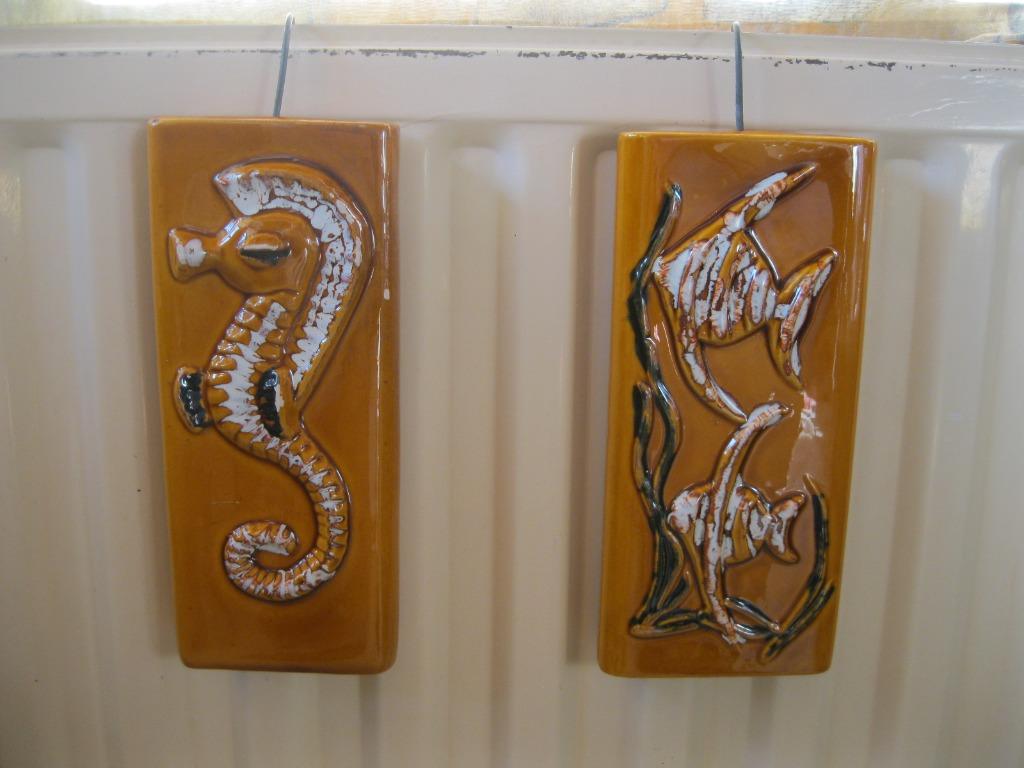Vintage radiator bakjes in keramiek, Antiek en Kunst, Ophalen of Verzenden