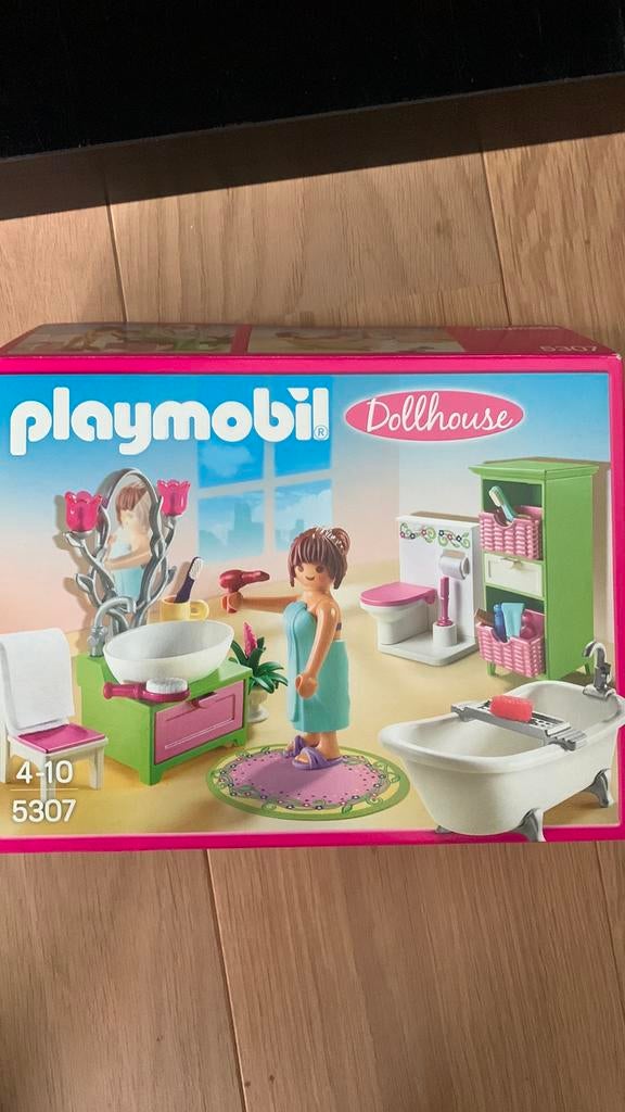 Playmobil dollhouse badkamer, Enlèvement ou Envoi, Comme neuf, Ensemble complet