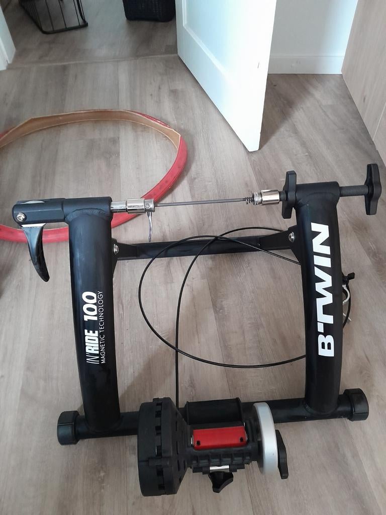 Fietsrollen B-Twin Decathlon, Ophalen