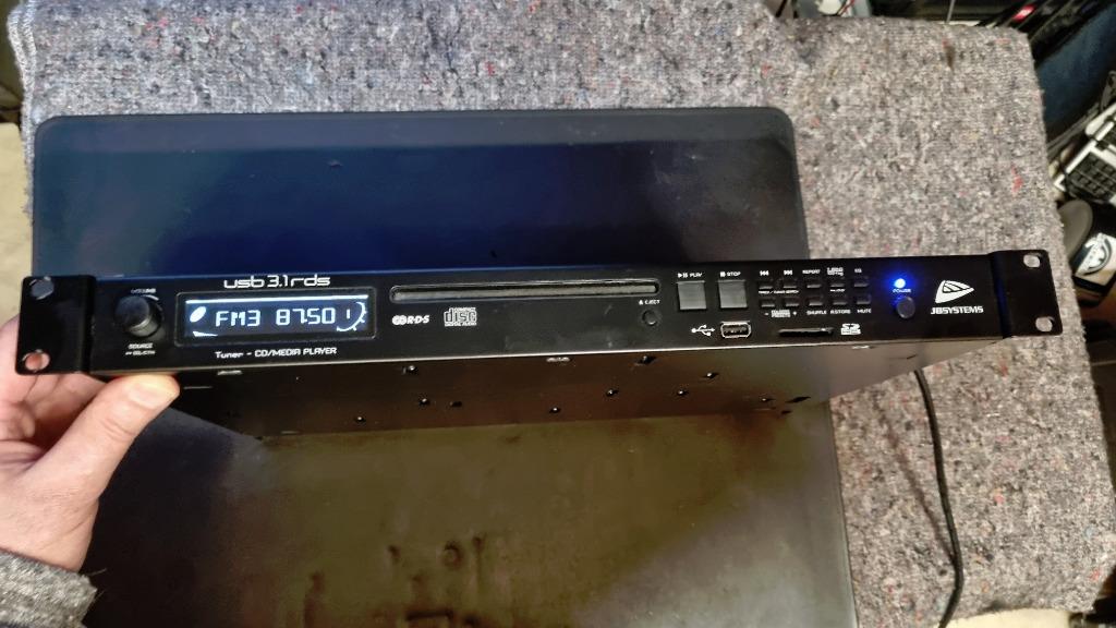 JBSYSTEM USB 3.1 Tuner RDS Lecteur CD MP3 & cartes SD, Audio, Tv en Foto, Tuners, Gebruikt, Ophalen of Verzenden