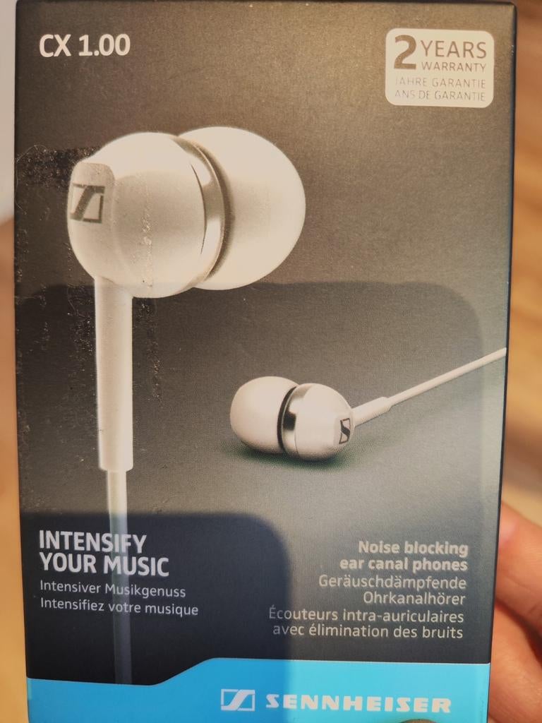 Écouteurs Sennheiser CX 1.00 NEUF, Enlèvement