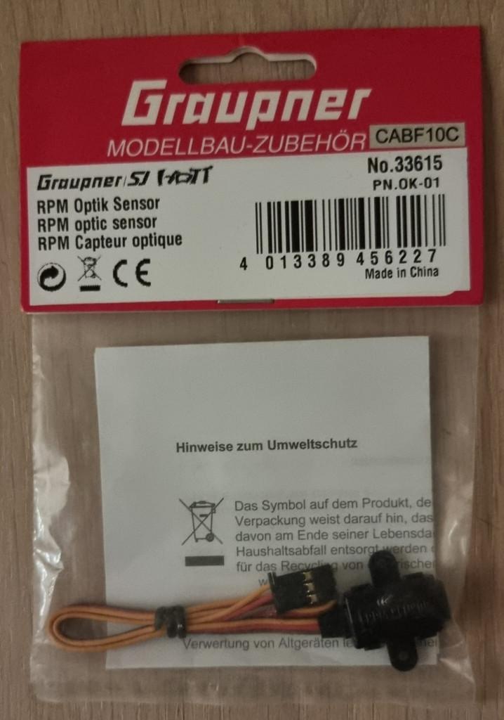 Compte tour moteur RC graupner, Ophalen, Nieuw