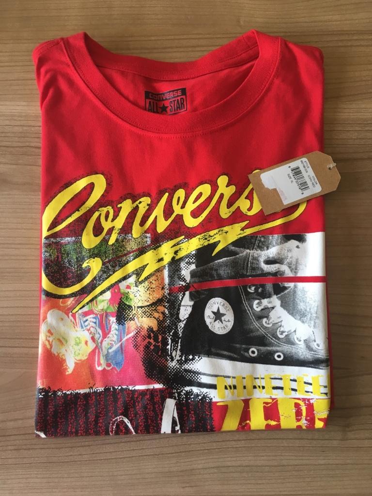 Converse All Star T-shirt Rood Maat S (t shirt tshirt ), Converse, Nieuw, Ophalen of Verzenden, Rood