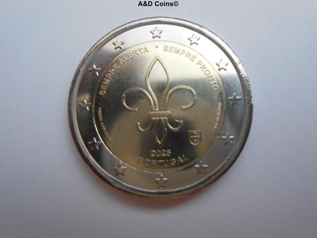 Portugal 2 Euro cc 2025, Enlèvement ou Envoi, Portugal, 2 euros, Monnaie en vrac