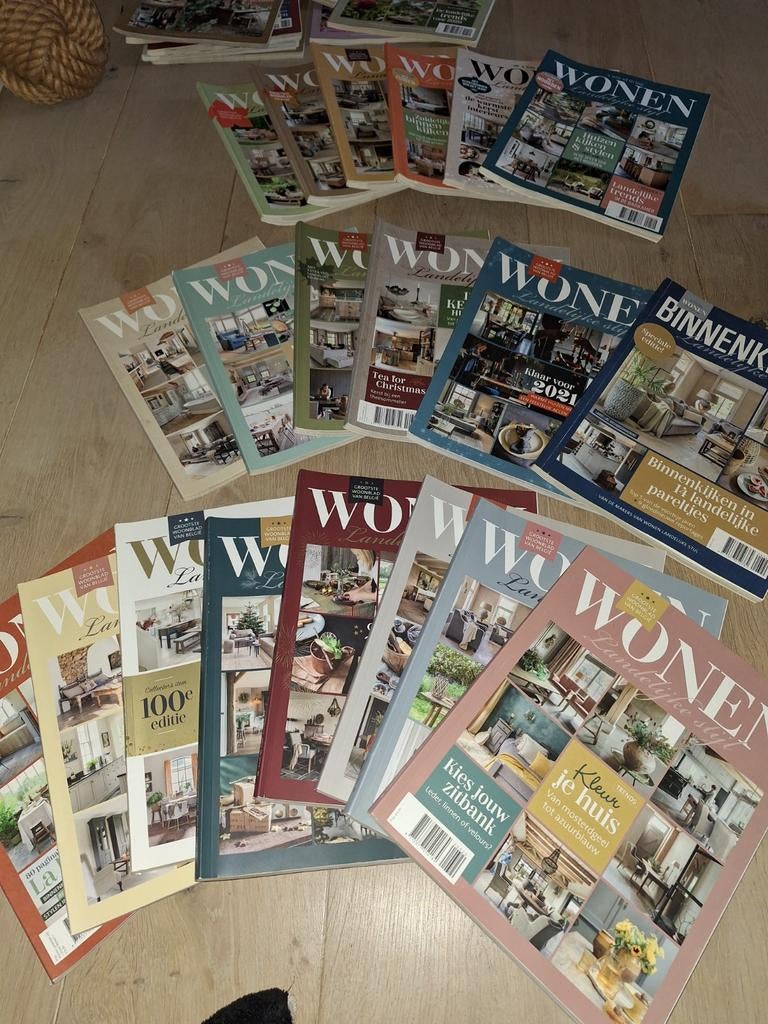 20 woonbladen Wonen Landelijke Stijl, Boeken, Ophalen
