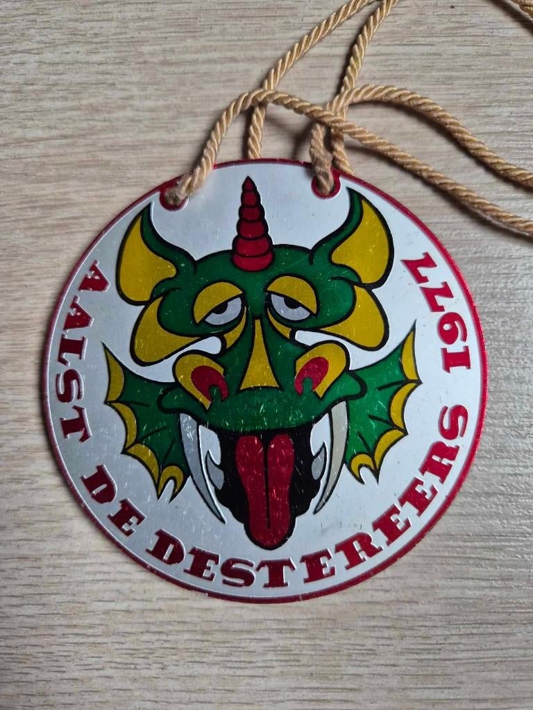 Carnaval Aalst medaille De Destereers 1977, Ophalen of Verzenden