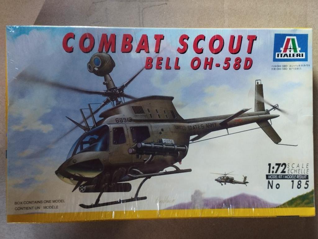Combat Scout Bell OH-58D Italeri 185, Hobby & Loisirs créatifs, Modélisme | Avions & Hélicoptères, Neuf, Italeri, Enlèvement, 1:72 à 1:144