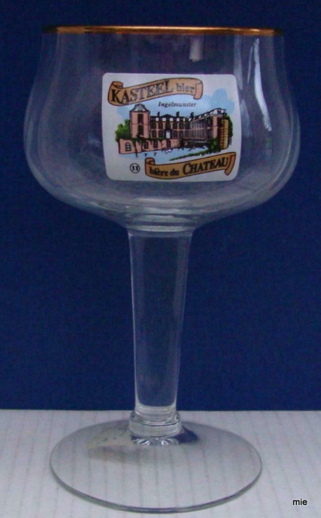 bier brouwerij glas Van Honsebrouck Kasteelbier, Verzamelen, Ophalen of Verzenden, Zo goed als nieuw, Bierglas