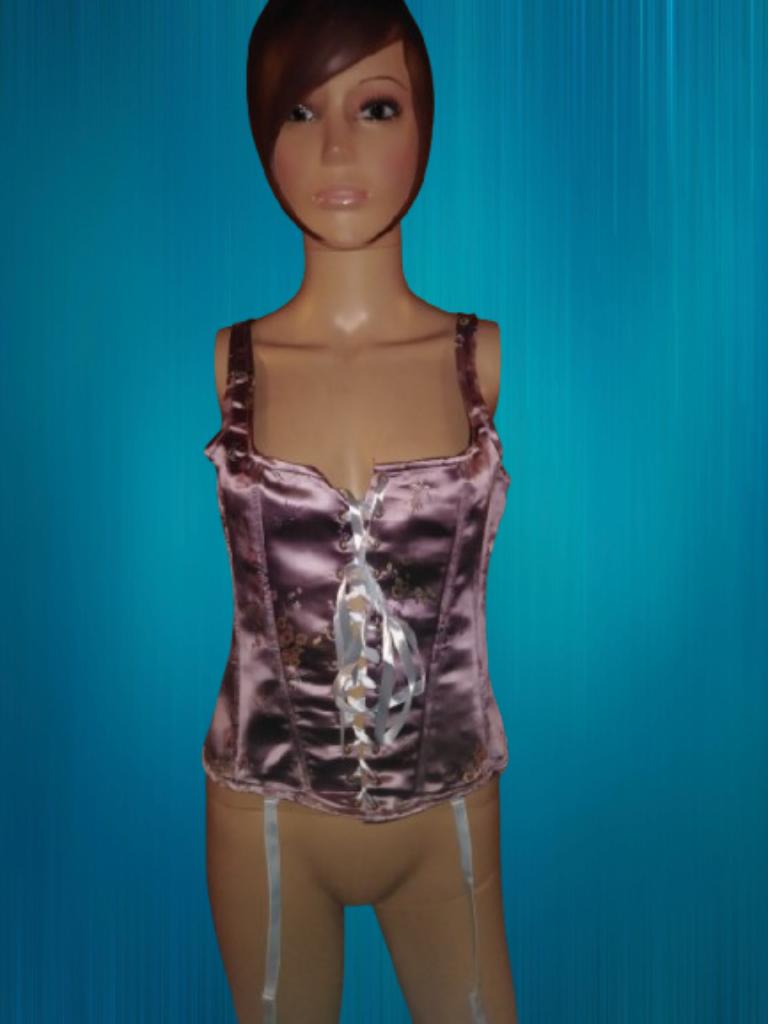 Korset Artnr 572, Kleding | Dames, Ondergoed en Lingerie, Ophalen of Verzenden, Paars, Body of Korset