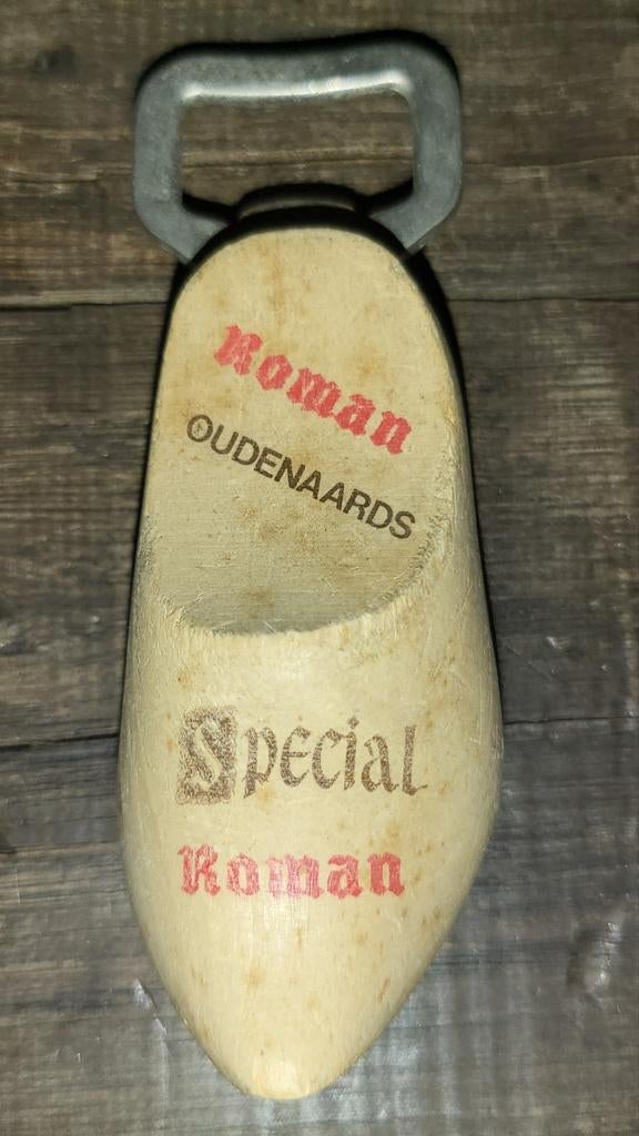Roman houten flessenopener klomp, Ophalen of Verzenden, Zo goed als nieuw