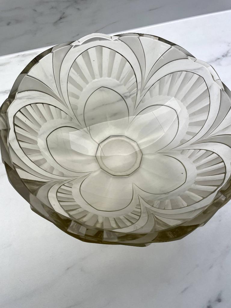 Art Deco fruitschaal om te identificeren (Daum?) — 20e eeuw