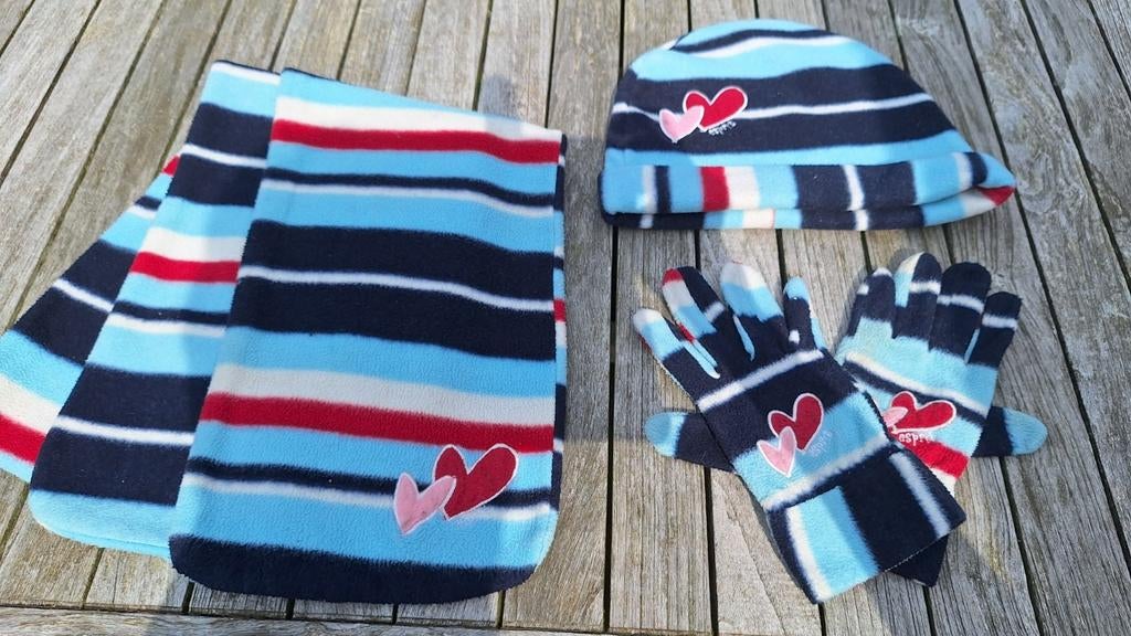 Sjaal, muts en handschoenen, Esprit, Kinderen en Baby's, Gebruikt, Meisje, Ophalen of Verzenden, Esprit