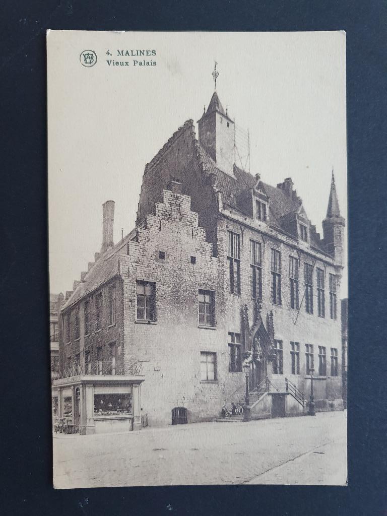 Mechelen Malines Vieux Palais, Ophalen of Verzenden, 1920 tot 1940, Ongelopen, Antwerpen