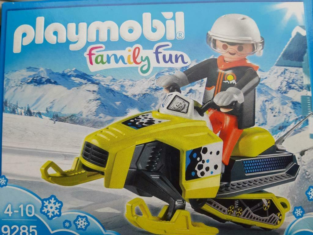 PlayMobil 9285 Sneeuwscooter, Ophalen of Verzenden, Zo goed als nieuw, Complete set