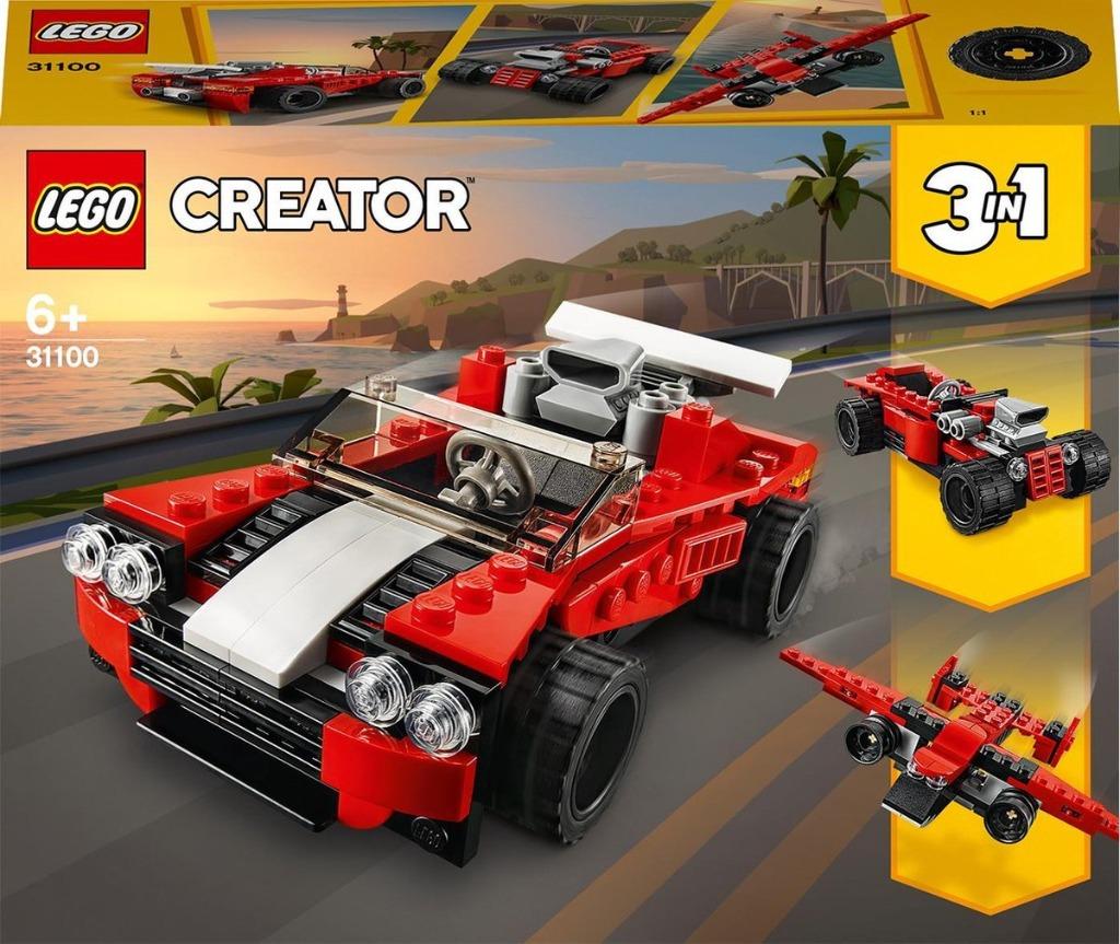 LEGO Creator Sportwagen 3-in-1 ALS NIEUW, Enlèvement ou Envoi, Comme neuf, Lego