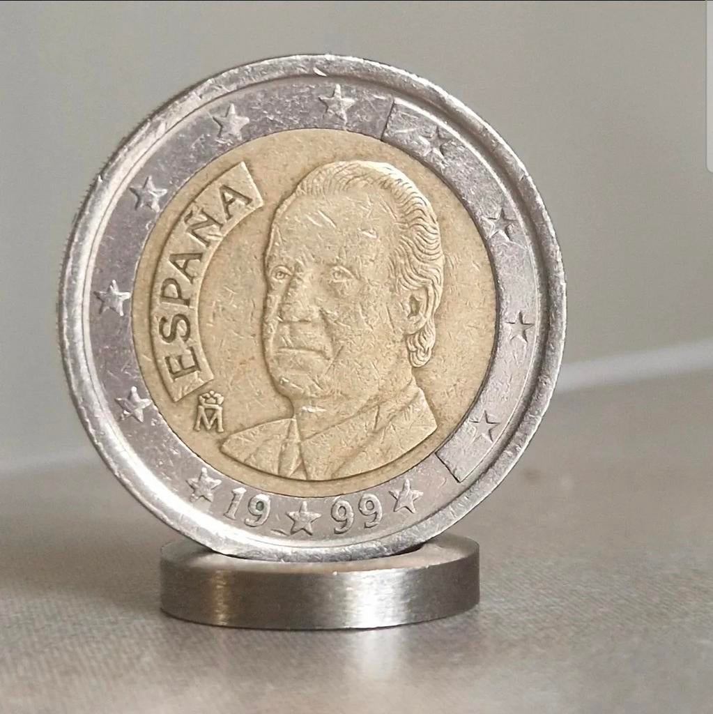 1999, Spain , 2 Euro Coin, Ophalen of Verzenden, 2 euro