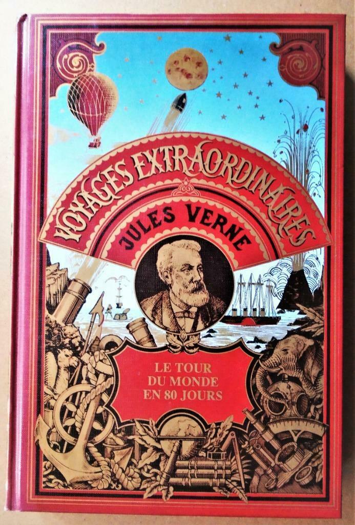 Jules Verne - Le Tour du Monde en 80 Jours - 1991[facsimilé], Livres, Aventure & Action, Enlèvement ou Envoi, Utilisé, Jules Verne