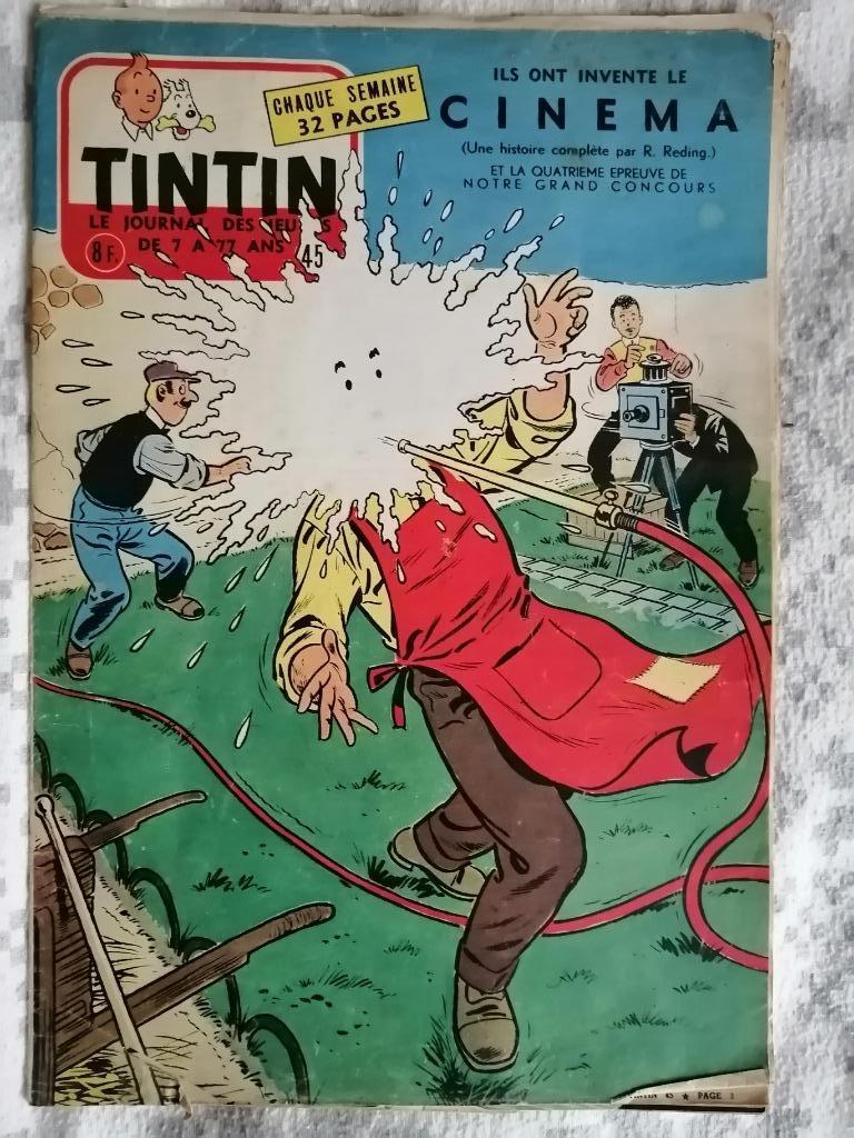 Journal de TINTIN édition Belge n45 - 9 novembre 1955, Enlèvement ou Envoi, Journal ou Magazine