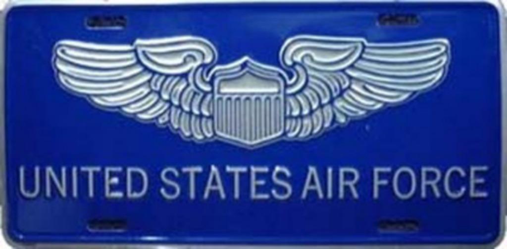 USA Ltd Edition Militaria 'United States Air Force' aluplaat, Verzamelen, Verzenden, Luchtmacht, Overige typen