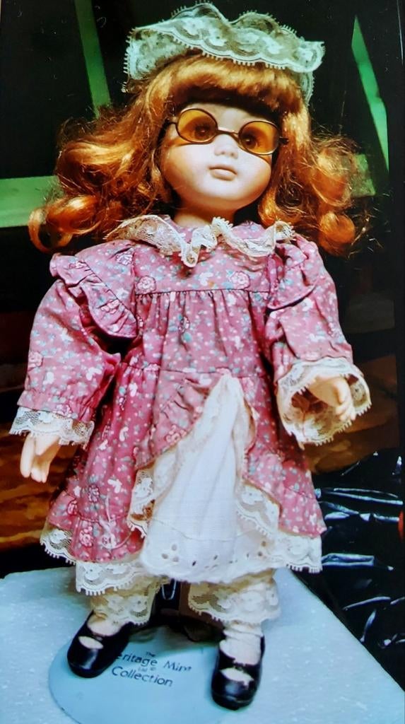 Poupée porcelaine, Ophalen of Verzenden, Zo goed als nieuw, Pop