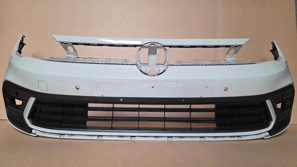 Voorbumper VW Polo 2G AW Facelift Highline 4xPDC 2022-2026, -, Origine de la pièce connue, Utilisé, -