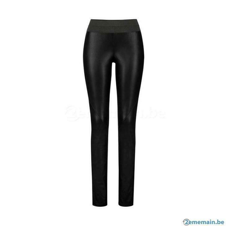 leggings simili cuir, Ophalen of Verzenden, Gedragen