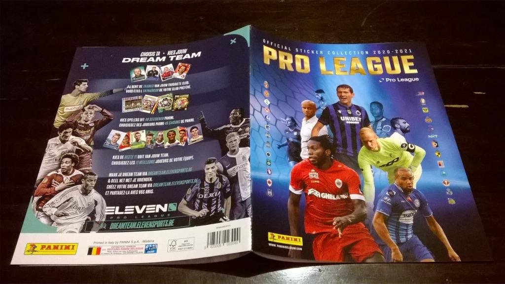 PANINI PRO LEAGUE 2020-2021 leeg album, Verzamelen, Verzenden, Sport