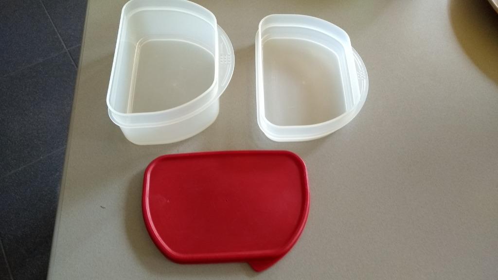Tupperware  " halve maan " stapelschaaltjes per stuk, Enlèvement ou Envoi, Utilisé, Balance