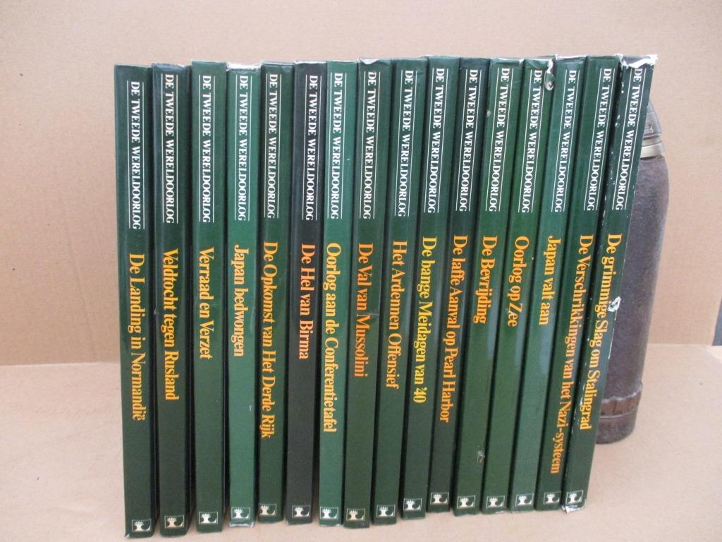 WWII tweede wereldoorlog boekenset 16stuks oorlog boeken, Verzamelen, Ophalen, Landmacht, Boek of Tijdschrift